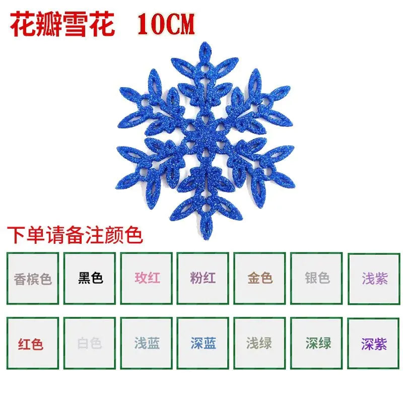 Christmas Snowflake Ornaments for Tree Decoration