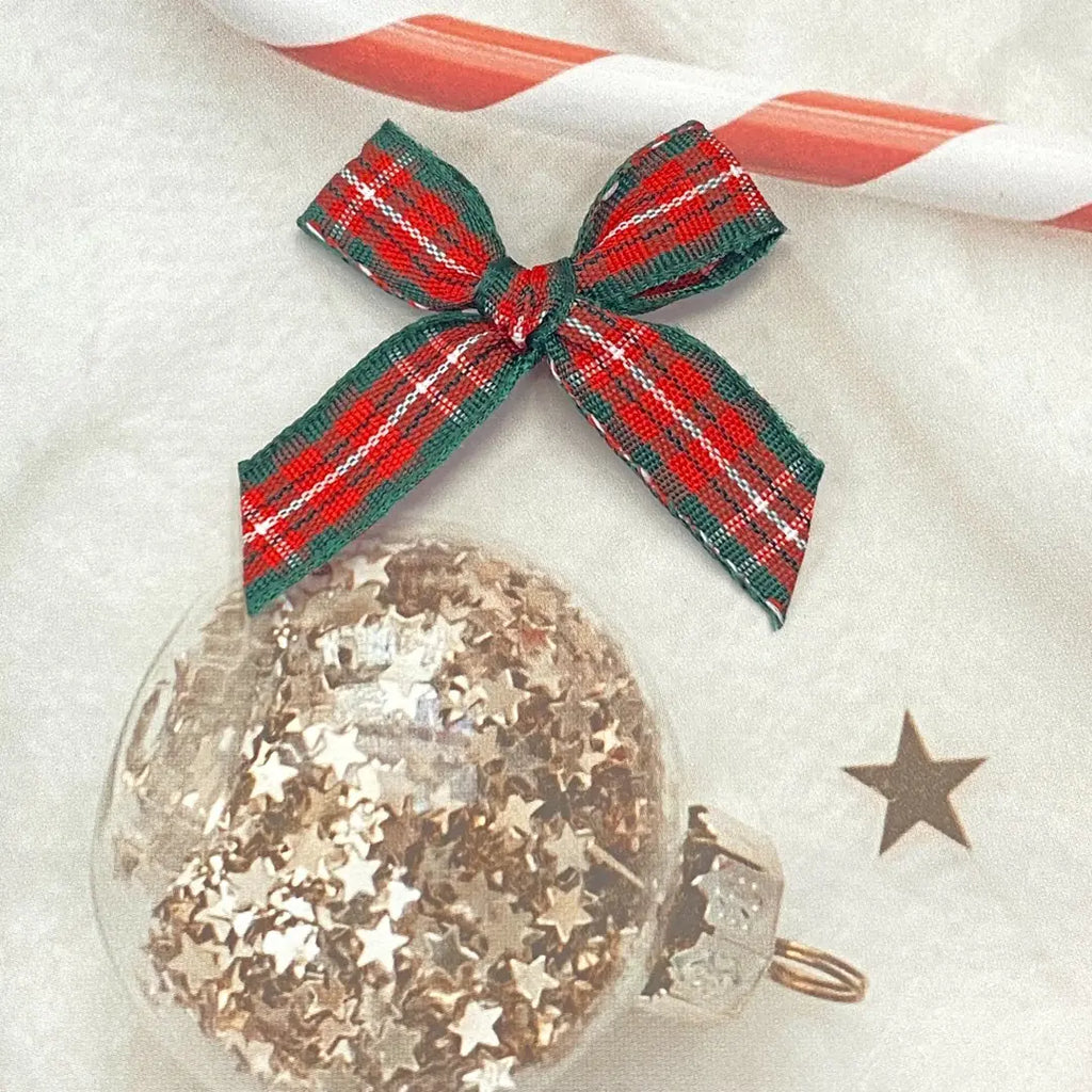 Christmas Grid Knot Headpiece Decoration DIY Accessories