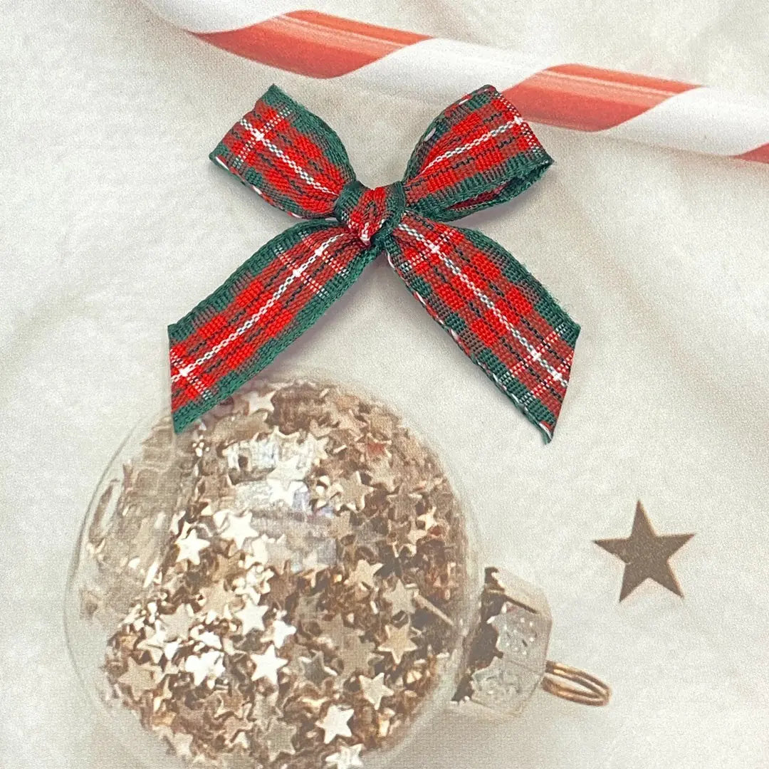 Christmas Grid Knot Headpiece Decoration DIY Accessories