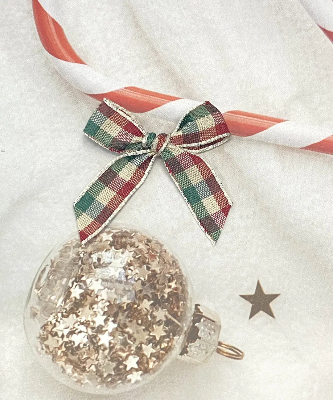 Christmas Grid Knot Headpiece Decoration DIY Accessories