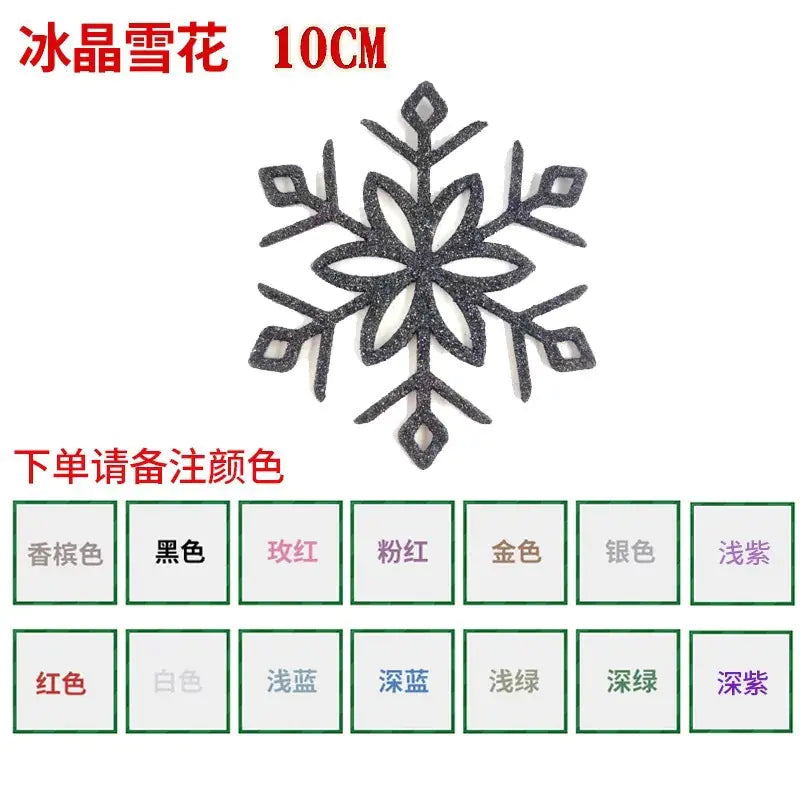 Christmas Snowflake Ornaments for Tree Decoration