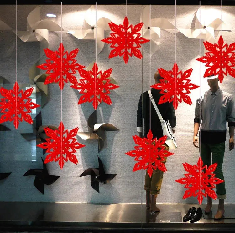 Christmas Snowflake Ornaments for Tree Decoration