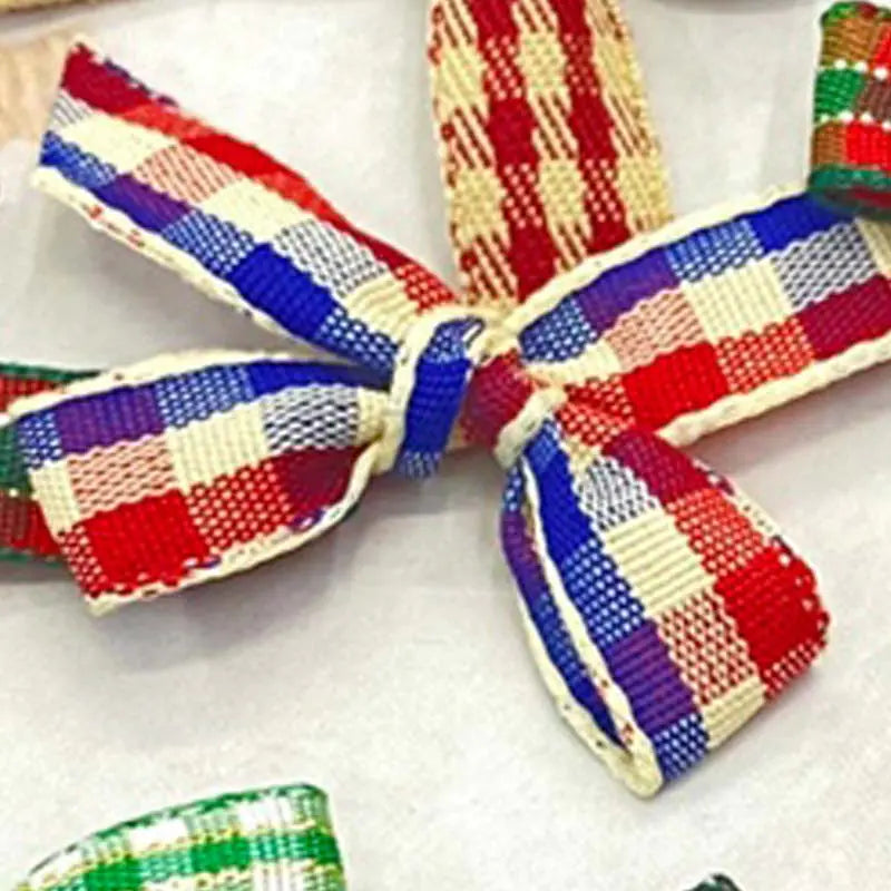 Christmas Grid Knot Headpiece Decoration DIY Accessories