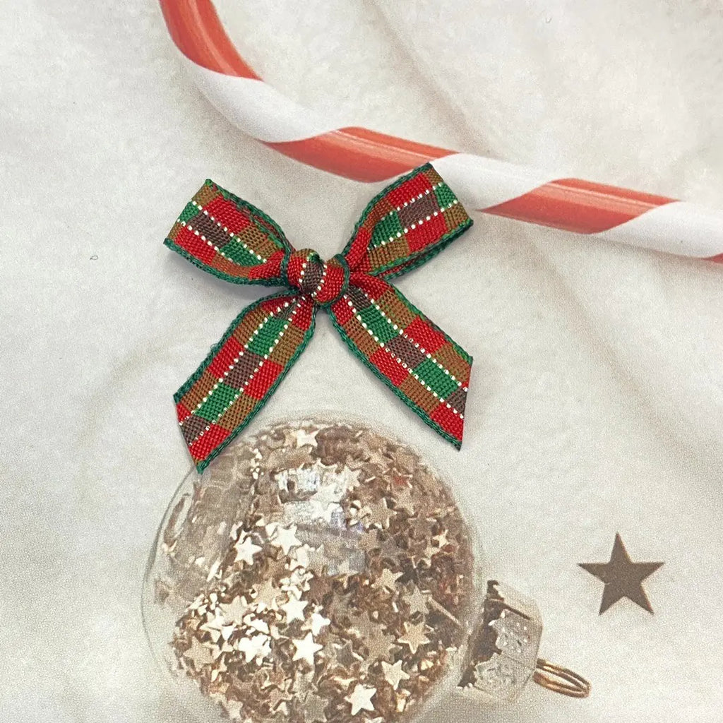 Christmas Grid Knot Headpiece Decoration DIY Accessories