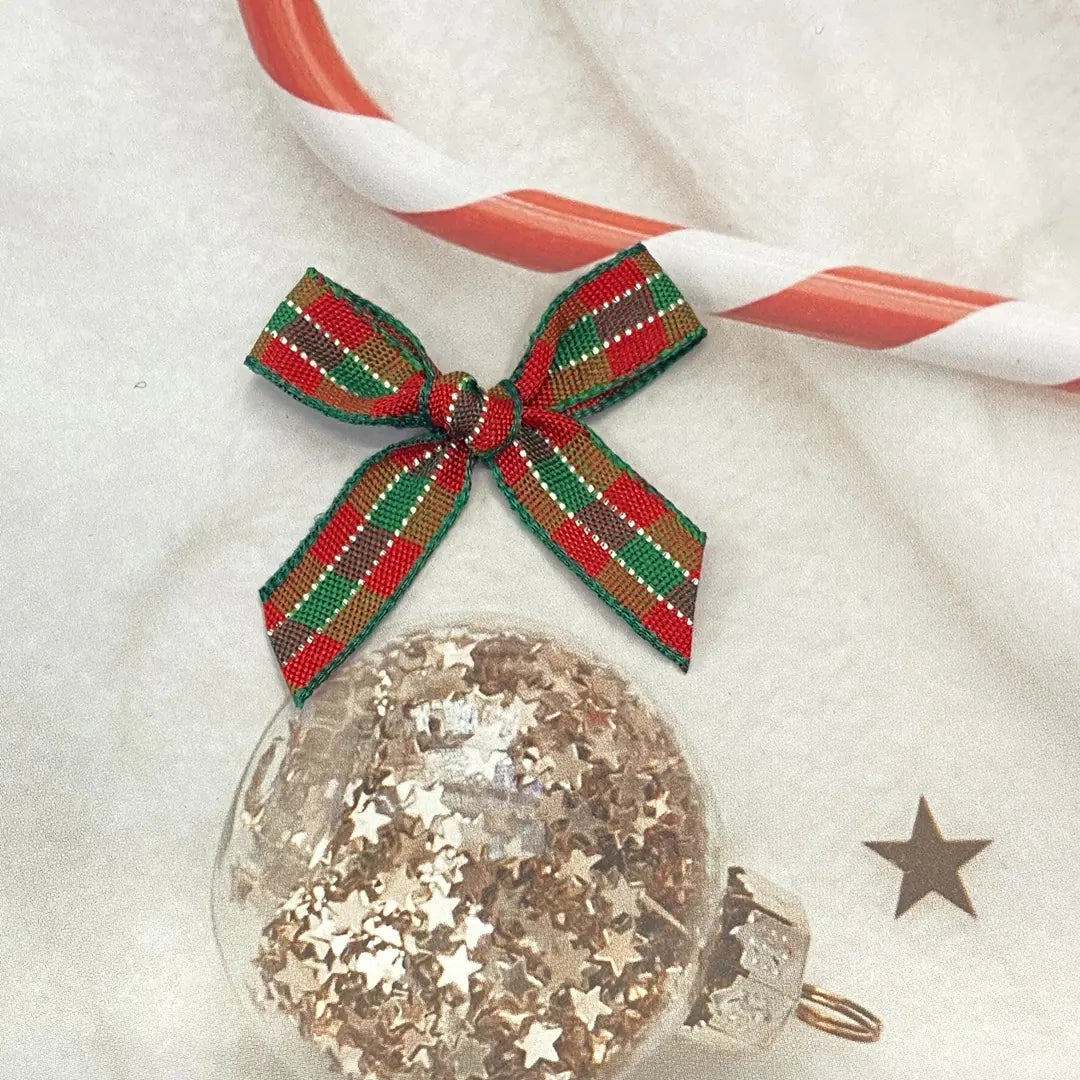 Christmas Grid Knot Headpiece Decoration DIY Accessories