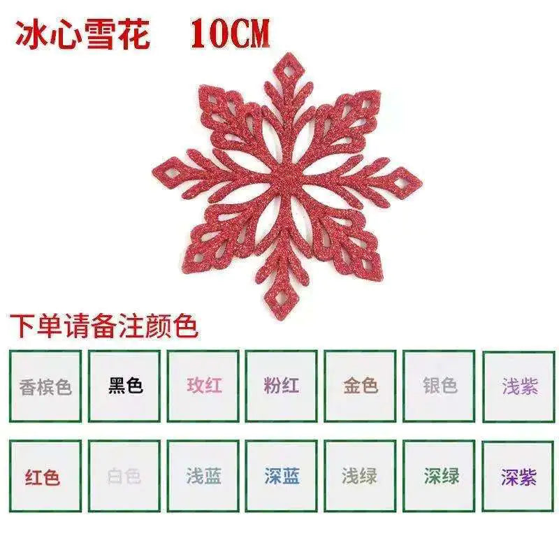 Christmas Snowflake Ornaments for Tree Decoration
