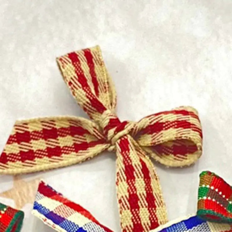 Christmas Grid Knot Headpiece Decoration DIY Accessories