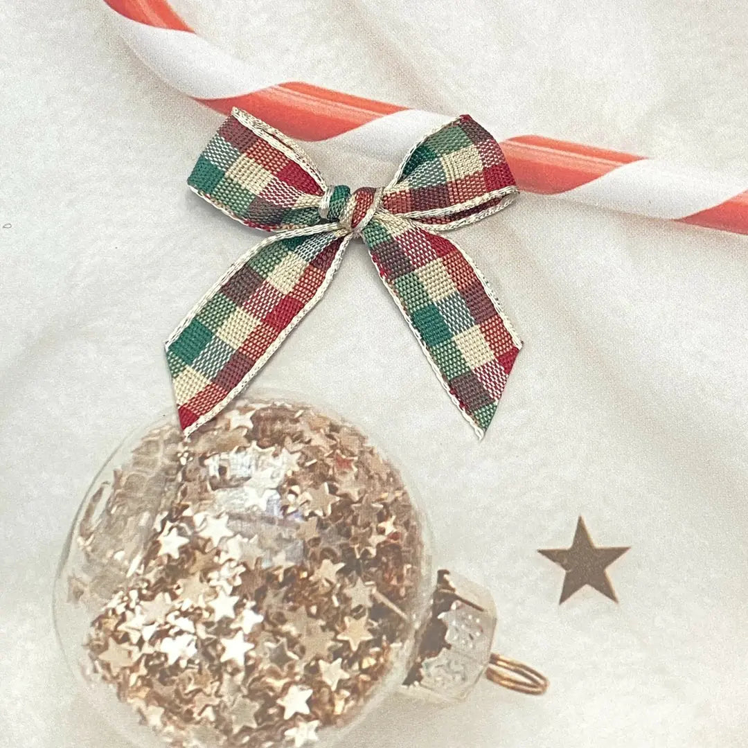 Christmas Grid Knot Headpiece Decoration DIY Accessories