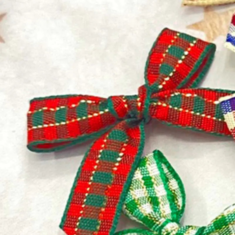 Christmas Grid Knot Headpiece Decoration DIY Accessories