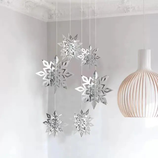 Christmas Snowflake Ornaments for Tree Decoration