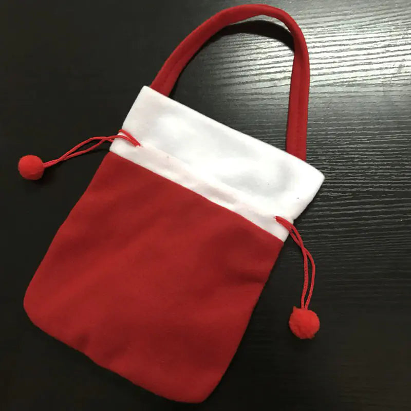 Christmas Decoration Supplies - Plush Gift Backpack Bag
