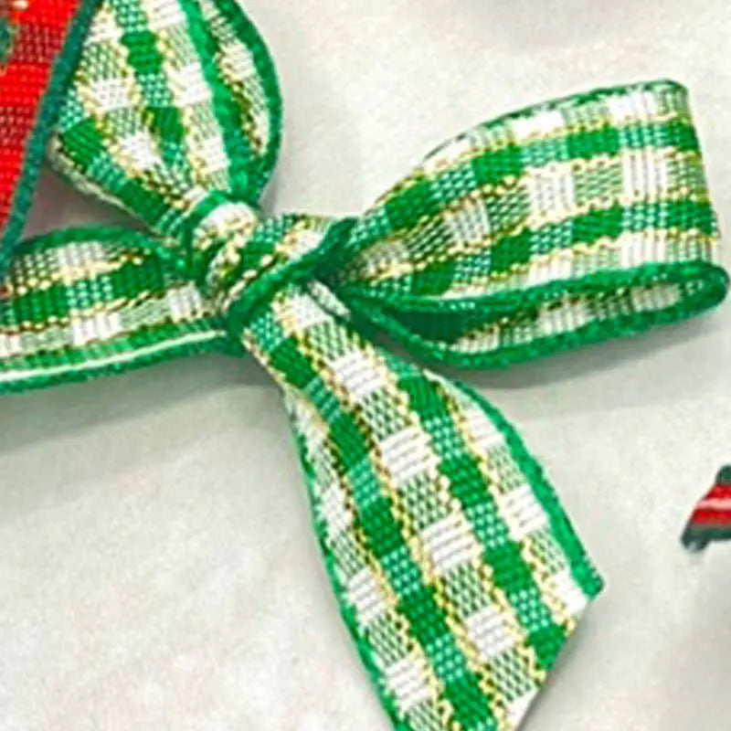 Christmas Grid Knot Headpiece Decoration DIY Accessories